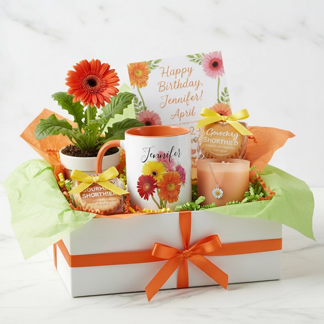 Fleur du mois de naissance-Avril tasse personnalis (Créateur téléchargé)