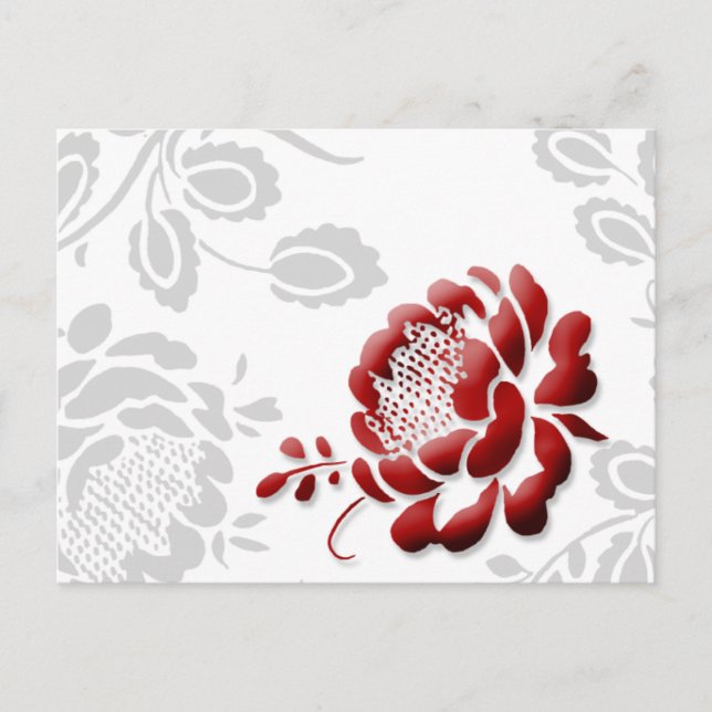 Fleur Enregistrer Les Dates Cartes Postales (Devant)