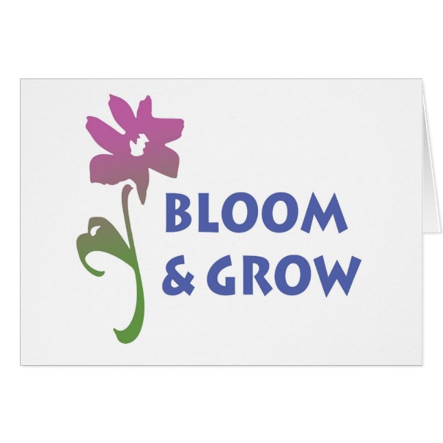 Fleur et croissance (Devant horizontal)