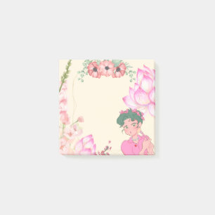 Fleur Fille 5 Post-it