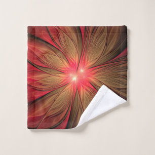 Fleur fractale de fansy rouge