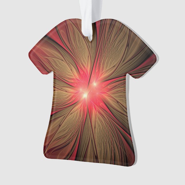 Fleur fractale de fansy rouge (devant)