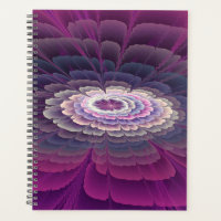 Fleur frappante abstraite fractale couleur rose