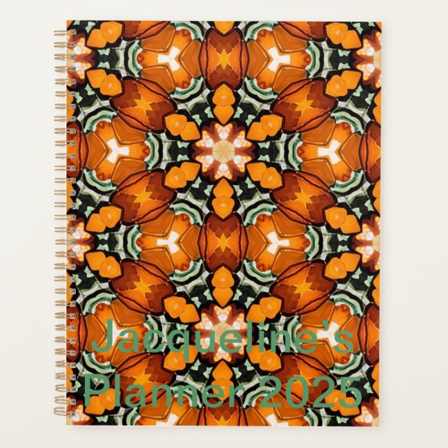 Fleur géométrique, géométrique, Mandala Whimsical, (Devant)