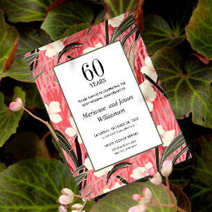 Fleur japonaise en bambou oriental 60 ans