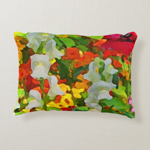 Fleur Jardin Couleurs Accent Coussin