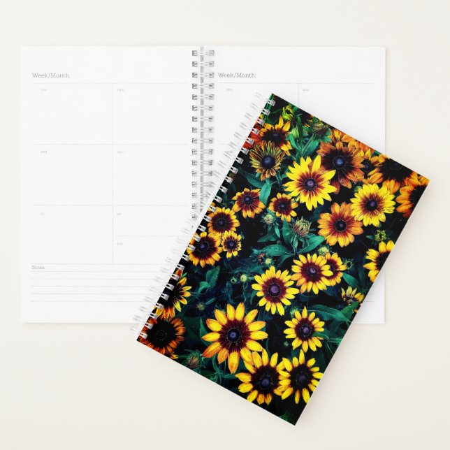 Fleur jaune et noire (Devant avec enveloppe)