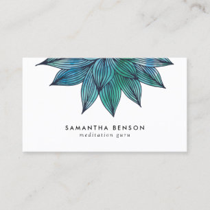 Fleur Lotus bleue   Rendez-vous Floral Watercolor