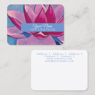 Fleur Lotus - Carte de visite