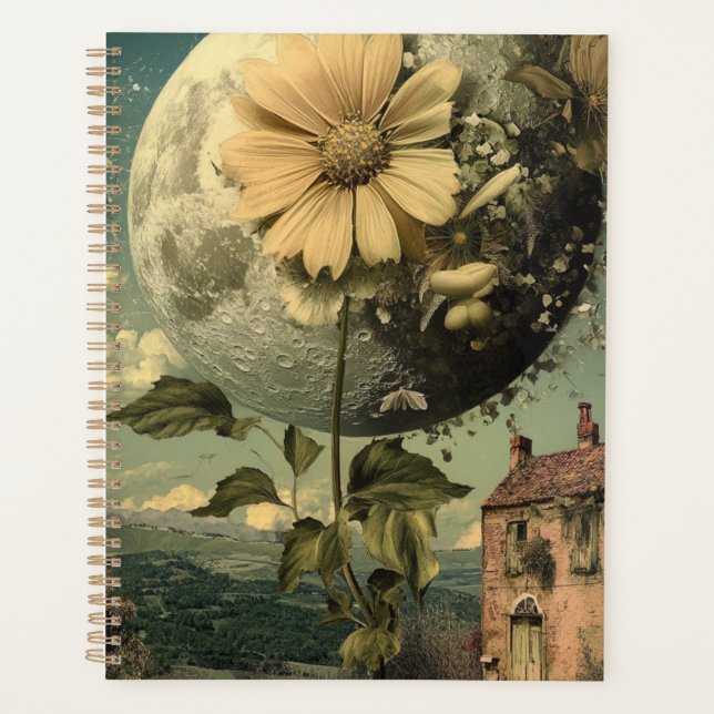 Fleur Lune et charme Vintage (Devant)