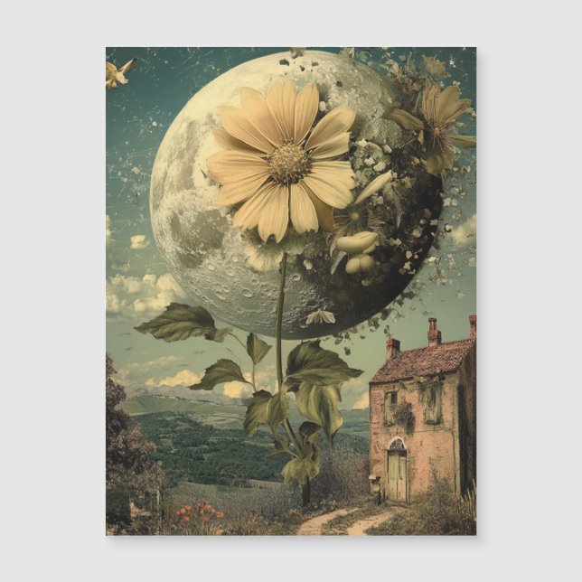 Fleur Lune et charme Vintage (Devant)