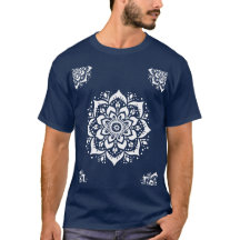 Fleur Mandala Gras - T-Shirt