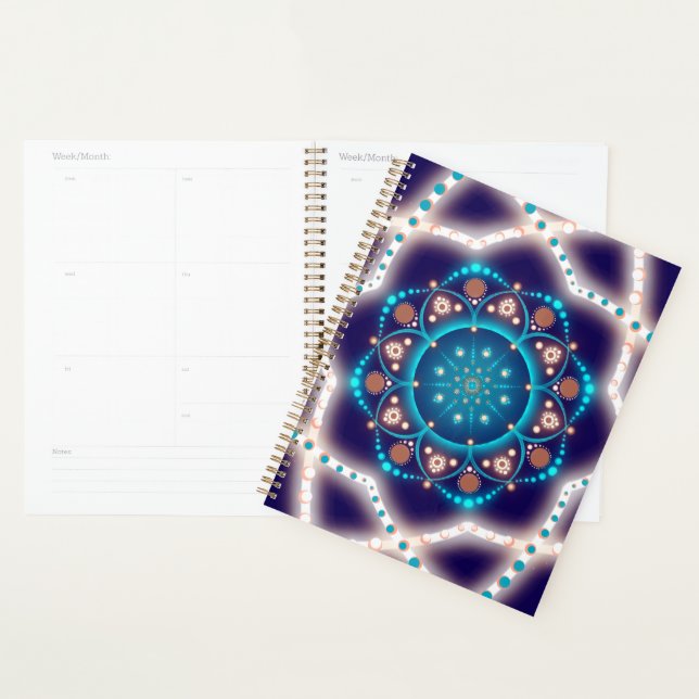 Fleur Mandala Night Star (Devant avec enveloppe)