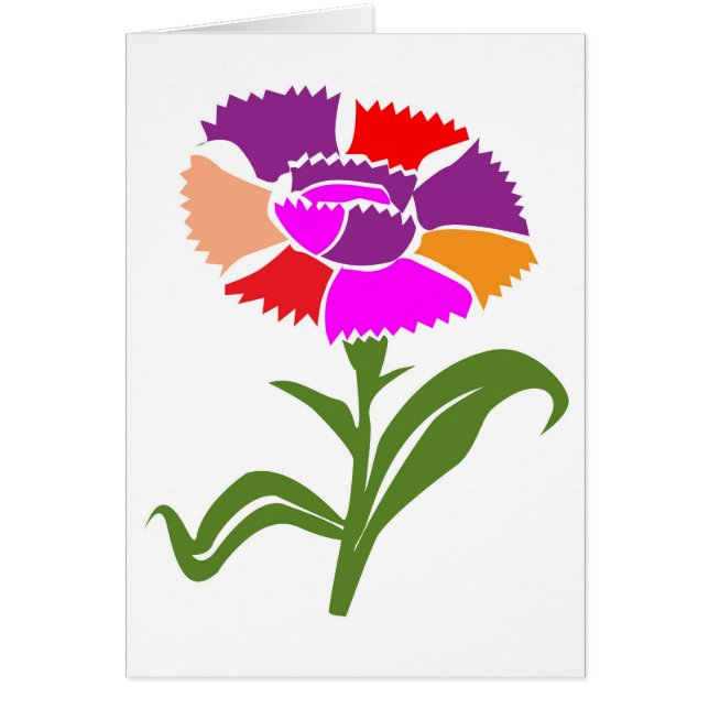 FLEUR : Modèle de couleurs peu commun (Devant)