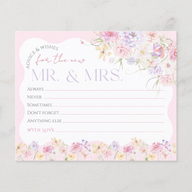 Fleur moderne Wavy Fête des mariées Waches Jeu (Devant)