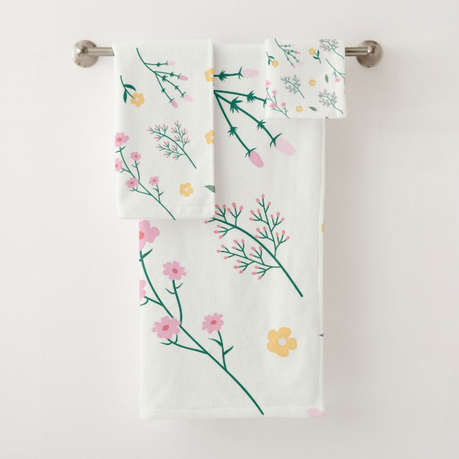 Fleur Motif Printemps Floral (En situation)