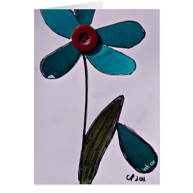 Fleur multimédia mixte (Devant)