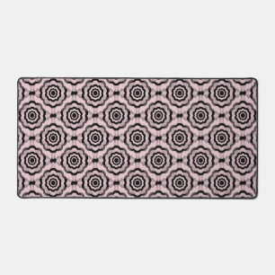 Fleur noire rose Motif sans couture