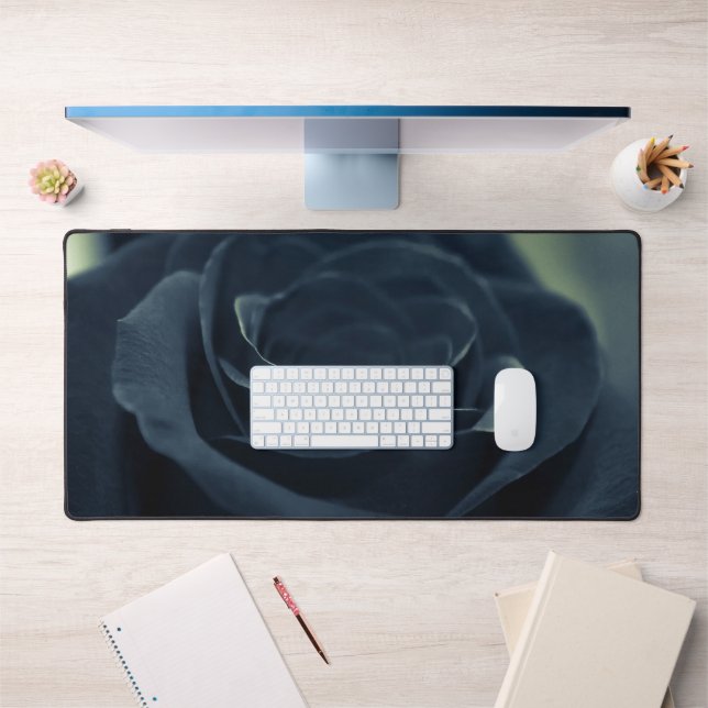 Fleur noire Rose Vibe gothique foncé (Bureau 1)