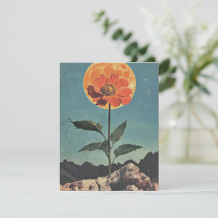 Fleur orange Lune - Charme Boho Vintage (2)