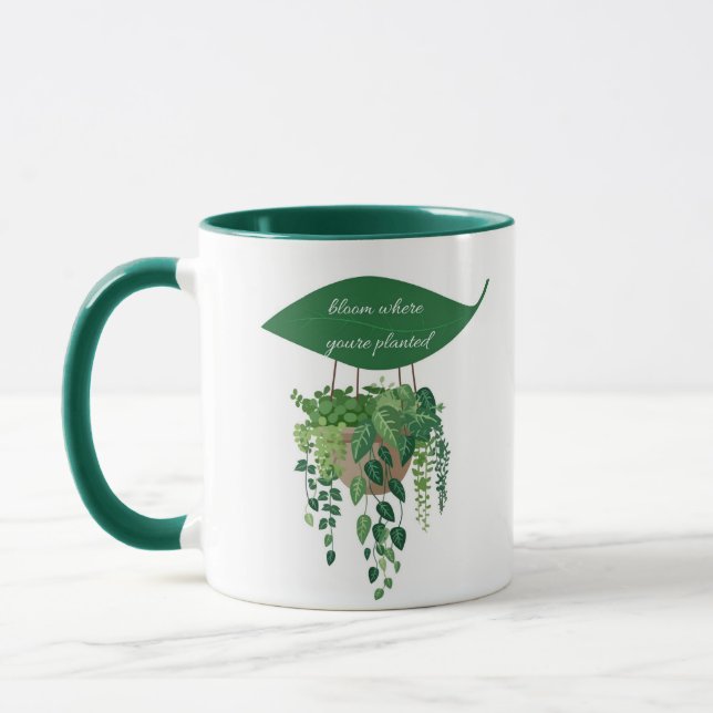 fleur où vous avez planté Mug (Gauche)