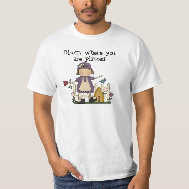 Fleur où vous êtes les T-shirts et les cadeaux (Devant)