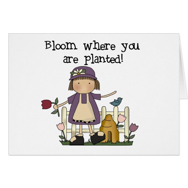 Fleur où vous êtes plantés (Devant horizontal)