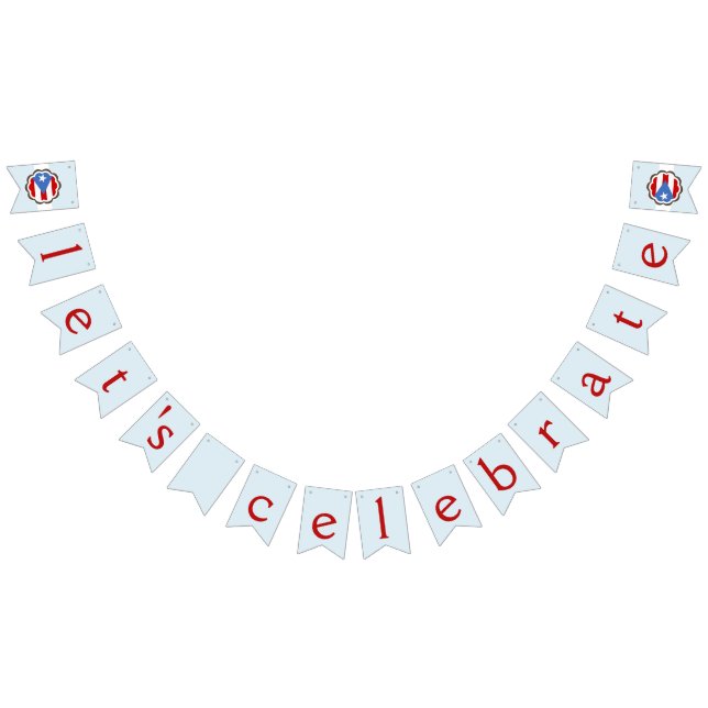 Fleur Party, drapeau portoricain (Tout)