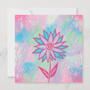 Fleur Pastel à main mignonne