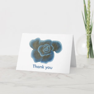 Fleur Rose Bleue, Cartes de remerciement de mariag