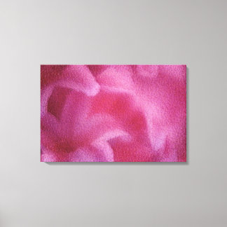 Fleur rose de Lys Peinture Art - Toile enveloppée