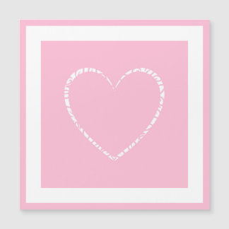 Fleur rose élégante, Carte Valentine encadrée