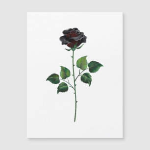 Fleur rose noire