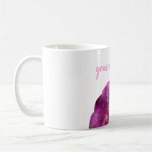 Fleur rose rose, Mug classique personnalisé