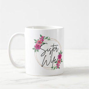 Fleur rose Soeur Femme Café Mug