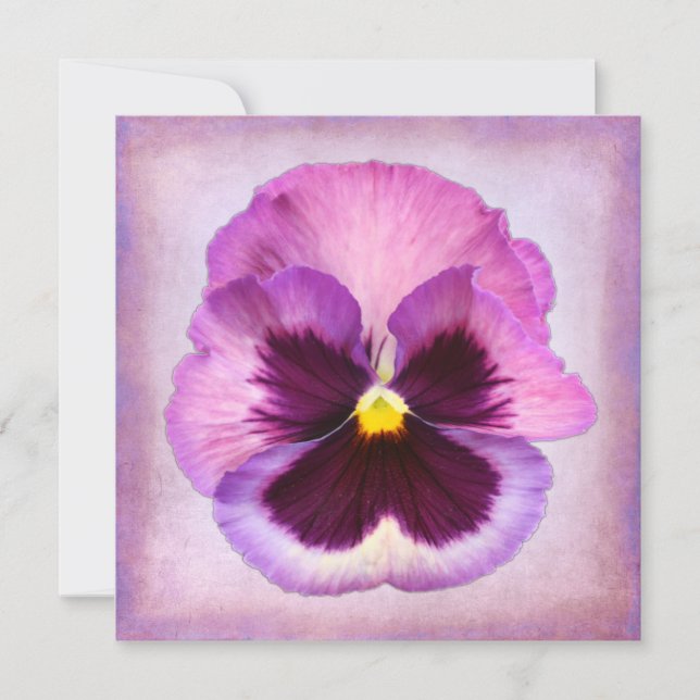 Fleur rose violet (Devant)