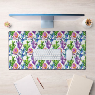 Fleur sauvage aquarelle Cactus Motif