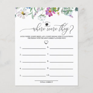 Fleur sauvage aquarelle   Où Étaient-Ils   Jeux