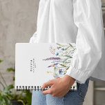 Fleur sauvage aquarelle personnalisé<br><div class="desc">Beau planificateur annuel fleur sauvage d'aquarelle. Il suffit de customiser l'année du nom.</div>