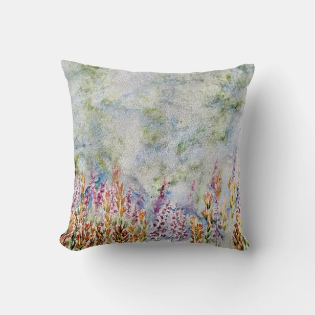 Fleur sauvage Beauté Jeu Oreiller (Recto)