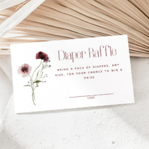 Fleur sauvage Carte de fermeture à rabat d'automne