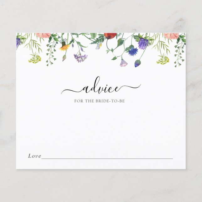 Fleur sauvage Champs Conseils pour la mariée (Devant)