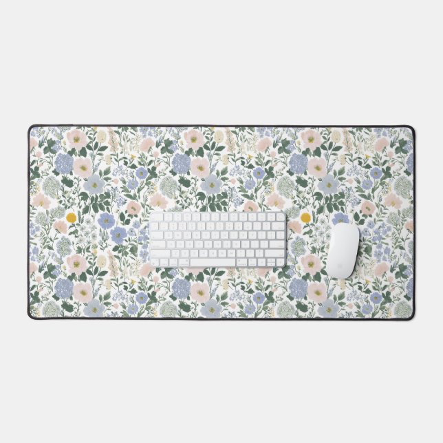 Fleur sauvage Cottagecore Teinte Bleue (Clavier et souris)