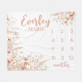 Fleur sauvage Couverture de jalon, Mois de la peti