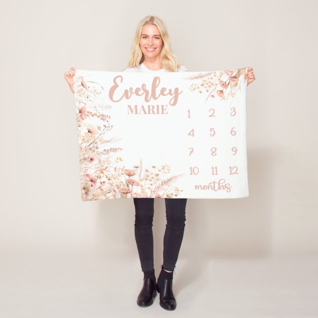 Fleur sauvage Couverture de jalon, Mois de la peti (En situation)