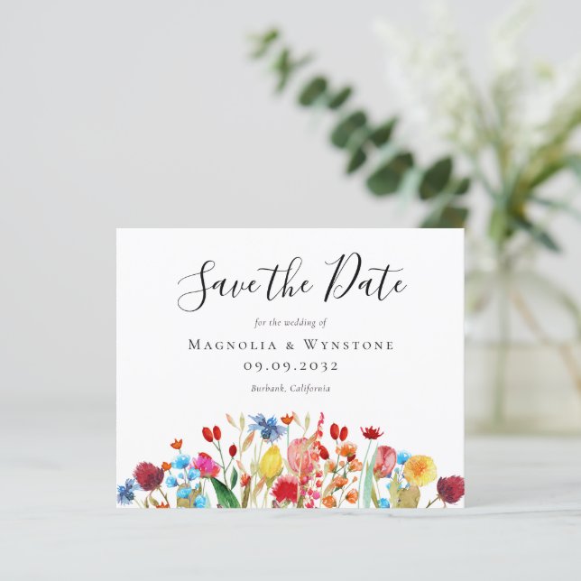 FLEUR SAUVAGE D'Aquarelle BUDGET Mariage Enregistr (Debout devant)
