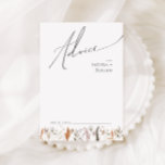 Fleur sauvage d'automne Boho | Carte de conseil Ma<br><div class="desc">Voici notre fleur sauvage d'automne boho stupéfiant | carte conseil mariage, qui embrasse un design simple et moderne reflétant la beauté de la nature. Doté de fleurs d'aquarelle séchée pressée et de feuilles en terre cuite, il saisit l'essence des teintes orangées brûlées d'octobre, créant un design minimaliste mais classique qui...</div>