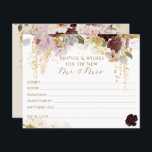 Fleur sauvage d'automne Fête des mariées Florale o<br><div class="desc">Cette aquarelle Fleur sauvage de automne est le choix idéal pour une Fête des mariées élégante. La combinaison de délicates techniques d'aquarelle, de fleurs sauvages d'inspiration automnale et d'éléments dorés élégants crée une atmosphère charmante et sophistiquée. La palette de couleurs saisit l'essence de la saison d'automne, avec des teintes chaudes...</div>