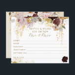 Fleur sauvage d'automne Fête des mariées Florale o<br><div class="desc">Cette aquarelle Fleur sauvage de automne est le choix idéal pour une Fête des mariées élégante. La combinaison de délicates techniques d'aquarelle, de fleurs sauvages d'inspiration automnale et d'éléments dorés élégants crée une atmosphère charmante et sophistiquée. La palette de couleurs saisit l'essence de la saison d'automne, avec des teintes chaudes...</div>