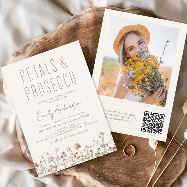 Fleur sauvage de code QR - Pétales et Fêtes des ma (Créateur téléchargé)